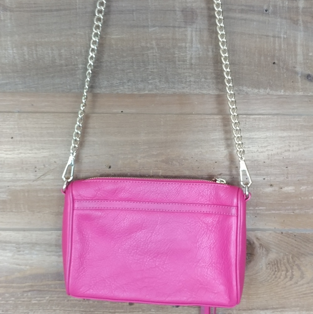 Rebecca Minkoff Red Gold Mini Mac Purse - Picture 4 of 8